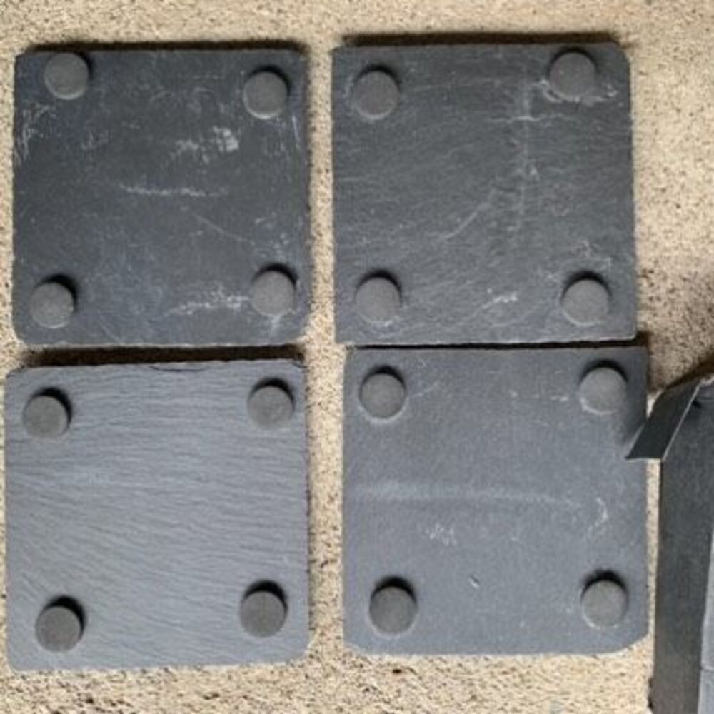 Slate Coaster Set Of Four - Picture 4 of 4